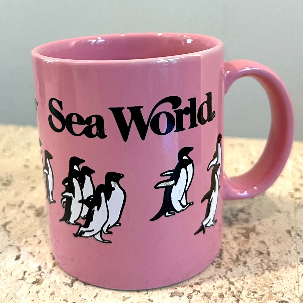 VTG 1988 Sea World Penguin Encounter Mug